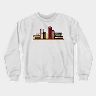 Floral book shelf Crewneck Sweatshirt